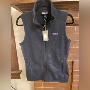 Patagonia, new with tags. Women’s Better Sweater Vest in Navy.